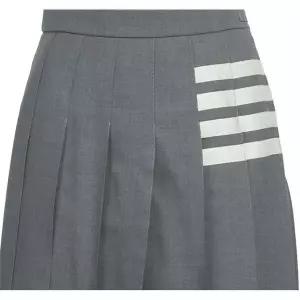 [톰브라운]RWB 탭 드롭백 플레인 위빙 울 플리츠 스커트 114474467