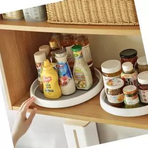 다용도 3종 회전형 수납선반 냉장고 회전 트레이 양념통