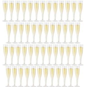 클리어 샴페인 플루트 스템 파티 와인 컵 크리스탈 칵테일 플라스틱 반짝이 재사용 가능