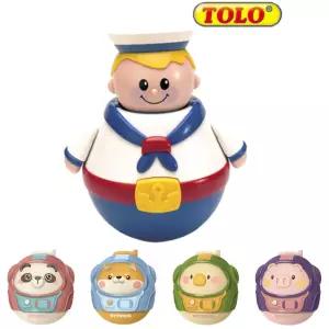 톨로 회전 오뚝이 뽀빠이/모형 영유아 장난감 유아용 감각 소근육 발달 베이비 키즈 유아 아기 미니 완구