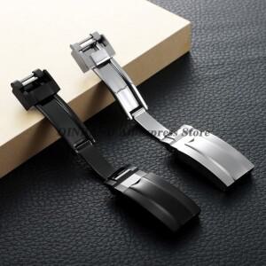 롤렉스 DAYTONA SUBMARINER GMT 요트 마스터 9x16mm 스테인레스 스틸 버클 벨트 걸쇠 시계 밴드 금속 버튼