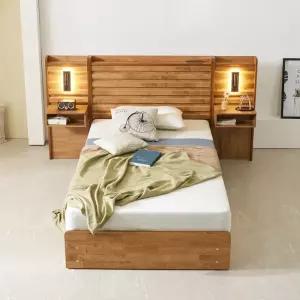 파로마 네오 리멜 원목 호텔식 수납형 20T라텍스 SS 침대 조명협탁2 NES1425