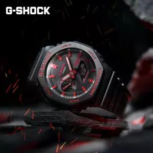 백화점AS 지샥 GA-B2100BNR-1ADR 지얄오크 블루투스 터프솔라 지코스모 공식수입정품