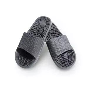 ( )EVA 쿠션왕 지압 거실화 슬리퍼 다크그레이 층간소음 실내화 사무실 학교 Free사이즈