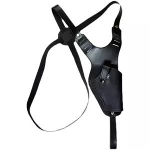 가죽 권총집 숄더 총보관 멜빵 스트랩 옆구리 건캐리어