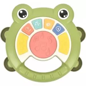 오즈토이 개구리 핸들 탬버린 드럼 멜로디 악기 영어 동요 동물 소리/완구/사운드북/유아/장난감/아기/음악