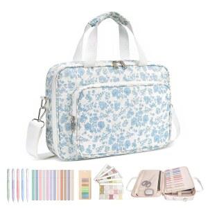 하니티 바이블 백, 여성용 커버 케이스, 어깨끈이 달린 퀼트 커버, 백 정리함