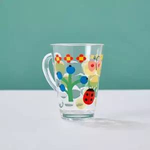 모던하우스 스프링가든 아크릴 도트컵 340ML 무당벌레