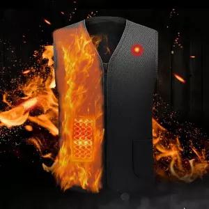 겨울조끼 한 열선조끼 핫팩 열조끼 빅사이즈 3단조절 작업용조끼 네오플랜 런