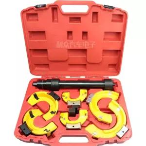 자동차 쇼바 스프링 정비소 댐퍼 압축기 서스펜션 쇽업 제거