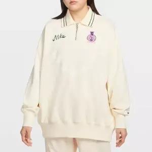 [국내매장] 나이키/여성긴팔/NSW OS 쿼터집 플리스 폴로(IQ3943-110)/EV