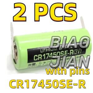 2PCS CR17450SE-R (3V) With Welding Legs P trumentation Equipment Industrial Control PLC Lithium Batt