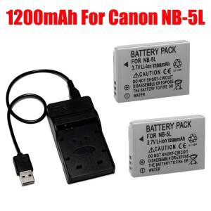 업그레이드 1200mAh nb-5l NB 5L NB5L 카메라 배터리 Canon S110 SX200 IS HS IXUS 850 870 800 860 990