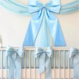 5075 벽장식 트리장식 대형파티리본 셀프웨딩 소품 꾸미기 오피스 의상