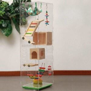 햄스터 세트 투명 리빙하우스 햄토리 쳇바퀴 슈가글 케이지 리빙박스 계단