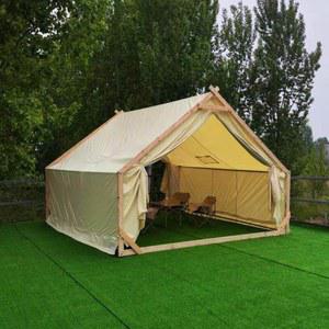 오토캠핑장 나무 텐트 야외 정원 카페용 글램핑 펜션