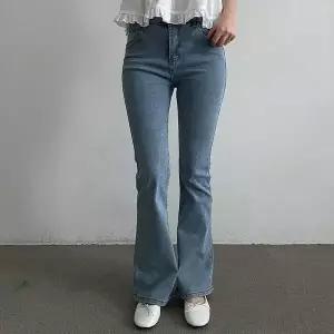 [하프클럽/]여성 나팔바지 골반바지 청바지 세미롱 데일리 부츠컷