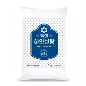하얀설탕 3kg 6개 박스 CJ