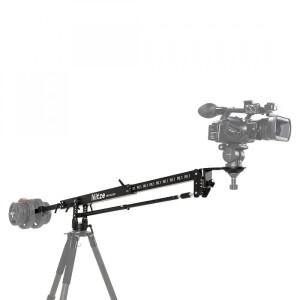 Nitze JIB-AL2120 미니 지브 크레인 암 100mm 보울 20KG 하중 전문 카메라 마이크로 싱글 DSLR 비디오용