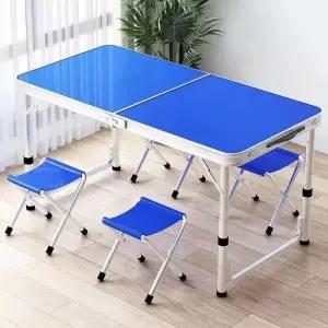 접이식 홍보 좌판 작은 광고 야외 테이블 피크닉 캠핑용 휴대용 신축 행사