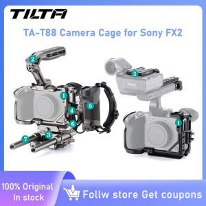 FX2용 TILTA TA-T88 카메라 케이지 (HDMI 클램프 Xeno 탑 핸들 Arca 베이스플레이트 고급 파워 런/스톱 포