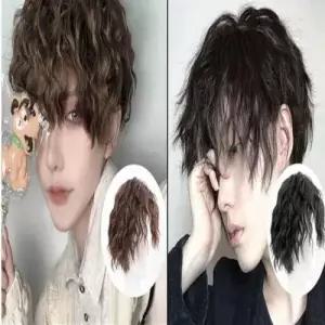 웨이브 남자 미용 펌 가발 WFB41A7