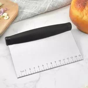 쉐프의정석 계량 손잡이 반죽 스크래퍼 1개 베이킹 반죽칼 손잡이칼 반