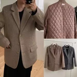 [하프클럽/아이우먼]위쉬몰 MO 모직느낌속누빔자켓(V943H512) 빅사이즈