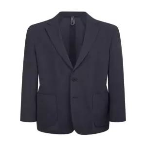 헤지스 남성 25SS [스테디셀러] 네이비 포켓배색 자켓 WHJA5B406N2