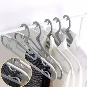 슬림형 의류 옷걸이 그레이화이트 어깨 보호 (WFKD6PQ)