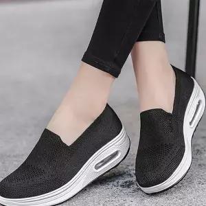 [하프클럽/다잇템]여성용 웨지힐 푹신 5컬러 운동화 키높이