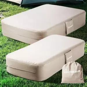 에어매트커버 싱글 더블 패드 캠핑 매트리스 자충 WE8123C