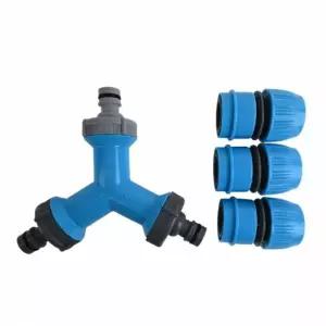 Y자형 2방향 호스 분배기 3구   정원 수도꼭지 연결기