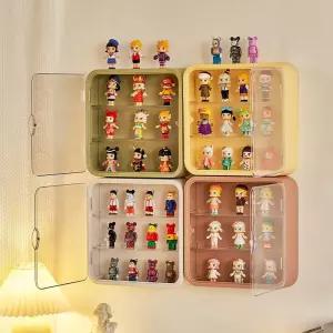 피규어 박스 장식장 벽걸이형 전시함 조명 전시장 투명