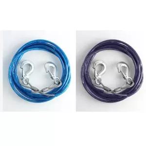 J2K 강철 와이어 자동차 견인줄 캠핑줄 다용도 4m