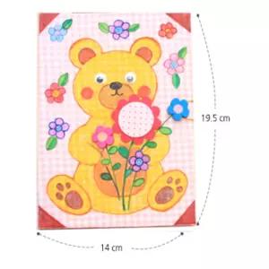 곰돌이 책표지 만의책만들기 자유주제 꾸미기 북아트 교육기관 실버타운 활동지