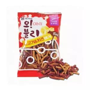 오 소고기 블리 치즈버거 100g 져키 강아지치킨 강아지치즈 강아지육포
