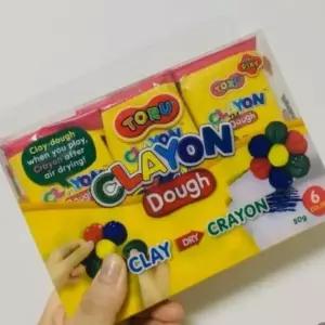 클레이온 크레용 동아 토루 클레이 도우6p세트