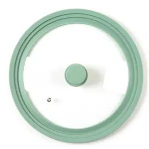 올비아 냄비 뚜껑 후라이팬 기름 튀김 방지 커버 민트다용도 실리콘재질 덮개 멀티 주방용품 키친 조리 프