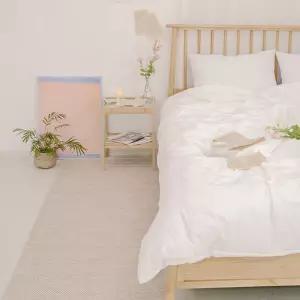 탄탄 러그 헤링본 아이보리 100x150침대 집꾸미기 바닥 인테리어발매트 갬성 다용도 안방 주방 거실카페 디