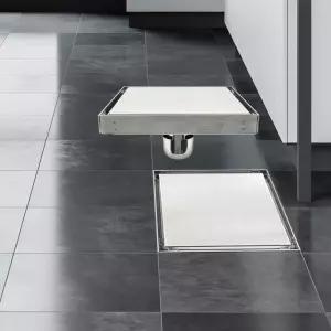 HLBATH 타일 유가 스텐레스 삽입형 육가150(50mm) 배수구 욕실 실인테리어 고급