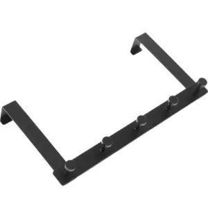 도어 후크 5구 블랙 방문 가방걸이 모자 무타공 옷걸이 에거는 에거는옷 도어훅 무타