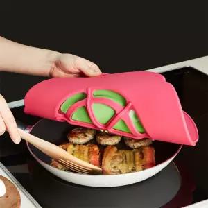 버블락 기름튐방지 냄비 후라이팬 실리콘 뚜껑 덮개겅 찜기 프라이팬 만능 다용도 아이디어 멀티커버