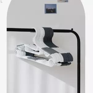 L11355B C형 옷걸이 50P가벼운 플라스틱 세트 티셔츠 초간편 세탁소 상의 행거 모던 심플