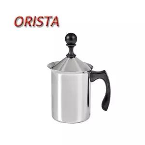 오리스타 더블망 우유거품기(OMF-400S)커피 밀크피쳐 커품기 밀크팟 스팀 스팀용 스텐