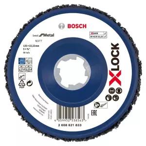 보쉬 X-Lock 5 클리닝디스크 833 125mm (1EA)그라인더소모품 연마공구 용공구 작업용석 연마석 간편체결