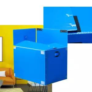 대형 단프라 박스 포장 이삿짐 플라스틱 상자 제작창고정리 압수 튼튼한 택배 물류