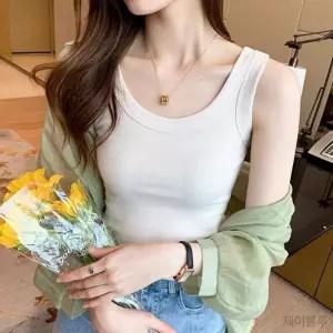 제이블루 이너 나시 끈나시 여름 1+1민소매니트 정장 여성 여자 티셔츠 패션 레이어드