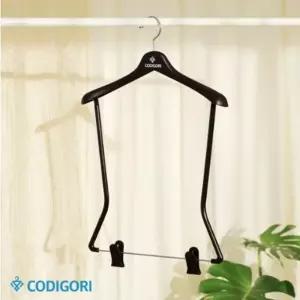 코디옷걸이2개 상하의 매장 가정용 한벌한벌옷걸이 넌슬립 한벌용 아이디어 행거 논슬립 의세트 일체형