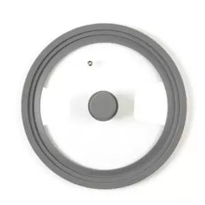 올비아 후라이팬 뚜껑 냄비덮게 커버 그레이 26-30cm다용도 실리콘재질 기름튀김방지 덮개 멀티 주방용품